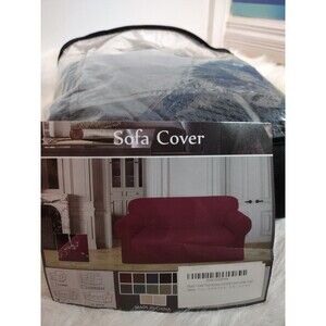 Thick Large Grey Stretch Waterproof 3 Cushion Sofa Cover